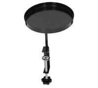 POPETPOP Scaffale Porta Piante in Ferro Nero Regolabile Vassoio e Morsetto, Mensola per Piante Grasse e Erbe Aromatiche da Interno su Davanzale