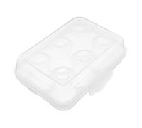 POPETPOP Scatola Per Uova Con Coperchio in Plastica Distributore Per Frigorifero Contenitore Portatile Per Campeggio Impilabile Chiusura Di Sicurezza Protezione Dallo Sporco