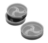 POPETPOP Scatola Porta Orologi 3 Pezzi in Plastico Resistente Agli Urti, Custodia Compatta e Portatile per Orologi, Adatta per Accessori Piccoli e Viaggi