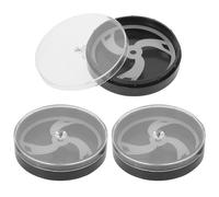 POPETPOP Scatola porta orologi da 3 pezzi: organizer portatile per quadranti di orologi, antiurto e con un solo slot per donne e uomini, piccolo organizer per riporre gioielli e orologi da polso per