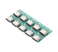 POPETPOP Scheda Convertitore USB C Femmina 3.1 PCB per Cavo Dati, Set da 10 Pezzi per Uso Domestico e Ufficio, Trasmissione Stabile Alta velocità e Bassa Latenza