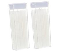 POPETPOP Scovolino Interdentale Portatile 120 Pezzi, Spazzolino Dentale Ergonomico in Pp Bianco, Detergente Per Denti Domestico Per Pulizia Tra Denti e Gengive, Per Uso Quotidiano e Viaggio