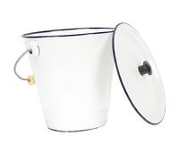 POPETPOP Secchiello Smaltato per Liquidi con e Contenitore Portatile per Latte e Altri e Giardino Capacità