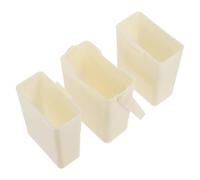 POPETPOP Secchio per Lavaggio Pennelli 2 Pezzi in Plastica ABS Manico, Design Multi-Scomparto e Facile da Montare, per Studi d'Arte e Lezioni di Pittura
