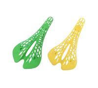 POPETPOP Sella per Bicicletta Mountain Bike Gialla Design a Ragnatela Creativa, in Plastica Comoda Che Riduce la Pressione per Uomo e Donna