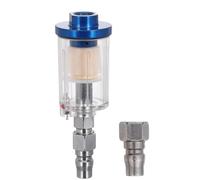 POPETPOP Separatore D'olio e Acqua Regolatore di Pressione per Pistola a Spruzzo, Filtro Inline in Rame 1/4" Npt per Rivestimenti Industriali e Aerografia Dettagliata