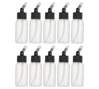 POPETPOP Set 10 Bottiglie Spray per Aerografo da 35ml in Plastica Pp, Contenitori Leggeri per Vernice Dispenser, Facili da Trasportare per Uso Artistico