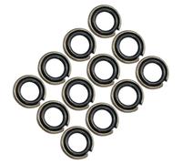 POPETPOP Set 12 Pezzi Anelli Di Fermo e O-ring in Gomma Per Chiave a Percussione 12,5 Mm, Anelli Di Frizione e Fermo Bussola Per Utensili Elettrici e Pneumatici