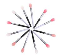 POPETPOP Set 12 Pezzi Spazzole Labbra in Silicone, Applicatori Rossetto Morbidi e Delicati, Uso Confortevole e Materiale Skin Friendly per Casa e Salone Professionale Colore Casuale