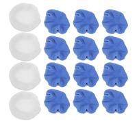 POPETPOP Set 16 Pezzi Coperture Tampone Lucidante Auto in Fibra per Ceratura e Pulizia Cofano Lucidatrice Compatibile con Lucidatrici Veicoli per Detailing Auto Veicoli a Due Ruote e