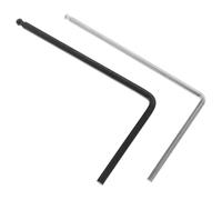 POPETPOP Set 2 Chiavi per Truss Rod Chitarra in Metallo 4 MM Argento 5 MM Nero Strumento per Manutenzione e Regolazione Manico Chitarra Acustica Elettrica e Basso Portatile per Uso