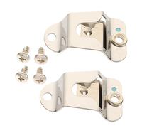 POPETPOP Set 2 Clip Porta Microfono per Radio Cb in Metallo Viti, Supporto Professionale e Pratico per Microfono Handheld da Auto