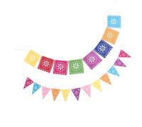 POPETPOP Set 2 Pezzi Striscione e Ghirlanda a Tema Messicano Piñata in Feltro Non Tessuto Decorazioni per Feste Estive in Giardino Piscina e Compleanni Decorazione Colorata per Pareti e