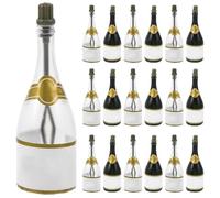 POPETPOP Set 20 Bottiglie Bolle di Plastica Ricaricabili per Matrimonio, Utile e Affidabile, Perfette per Decorazioni e Feste Nuziali