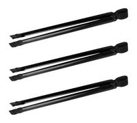 POPETPOP Set 3 Pinze per Carbonella da Barbecue in Metallo Manico lungo 28Cm - Pinze per Legna da Ardere Resistenti per Bracieri Caminetti e Grigliate All’Aperto Accessori per Campeggio