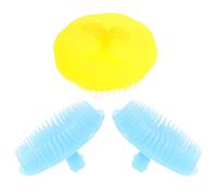 POPETPOP Set 3 Spazzole per Doccia e Massaggio del Cuoio Capelluto, Spazzola per Chioma Esfoliante per Uso Quotidiano la Doccia Colore Casuale