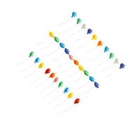 POPETPOP Set 30 Pezzi Mini Palloncini in Plastica per Decorazioni Casa Mini Ornamenti Colorati per Miniatura Accessori Fotografici e Giocattoli per