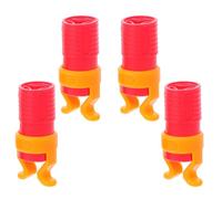 POPETPOP Set 4 Pezzi Morsetti a Vite ABS per Cacciaviti e Inserti, Supporto Porta Viti per Uso Professionale e Hobbistico in Lavorazione Legno