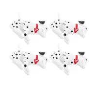 POPETPOP Set 4 Pezzi Palloncini Cane Gonfiabile a Macchie 3D in PVC Morbido Giocattoli Gonfiabili a Forma di Cucciolo per Decorazioni e Riempitivi per Feste a Tema Animale