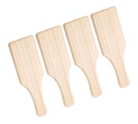 POPETPOP Set 4 Pezzi Strumenti per Modellare Argilla in Legno Pagaie Artigianali per Scultura Ceramica Utensili Fai da Te per Lavorazione Argilla e Terracotta Adatti per Modellazione