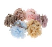 POPETPOP Set 6 Fermagli per Chioma a Forma di Fiore Accessori Floreali per Donna e Ragazza Fermagli Leggeri Presa Salda per Coda di Cavallo e Acconciature Quotidiane