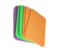 POPETPOP Set 6 Pezzi Tappetini Yoga in Tpe, Cuscini per Ginocchia e Seduta, Antiscivolo e Morbidi, per Esercizi in Palestra e Attività Outdoor, Facili da Trasportare Colore Colore Casuale