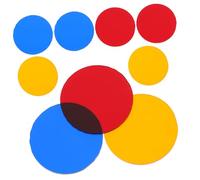 POPETPOP Set 9 Pezzi Filtri Colorati Rotondi in Plastica, Pannelli Correzione Colore Per Didattica Ottica, Sovrapposizioni Trasparenti Per Esperimenti Scientifici e Apprendimento Ragazzo Ragazza
