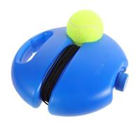 POPETPOP Set Allenamento Tennis Palla Che Torna Indietro, Base Antiscivolo in Plastica Blu, Attrezzatura per Allenamento Tennis per Principianti e Intermedi