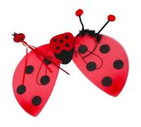 POPETPOP Set Costume da Coccinella per Bambina con Rosse, Fascia con Antenne, Design Vivace e Facile da Trasportare per Feste e Halloween Stili multipli