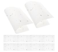 POPETPOP Set da 10 Fogli di Carta da Lettere Vintage Bianca per Calligrafia e Scrittura Creativa Carta per Inviti e Cancelleria per Lettere di Ringraziamento ed Esercizi di Calligrafia