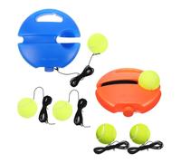 POPETPOP Set da 2 Trainer di Rimbalzo per Tennis, Pratica Singola con Corda | Plastica, Uso su Terrazza e Interno, Portatile, Adatto a Principianti, Ritmo e Regolarità nel Gioco