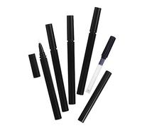 POPETPOP Set da 3 Tubi per Eyeliner Ricaricabili 1ml in Plastica Colore Nero Pennello Portatile per Negozi Cosmetici e Mercati