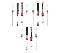 POPETPOP Set da 6 Pezzi Assorbitore Inchiostro per Penna Stilografica, Tubo di Ricarica in Plastica e Acciaio Inossidabile, Facile da Installare, per Utilizzo Prolungato