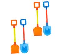 POPETPOP Set da 8 Pale Giocattolo da Spiaggia per Plastica Resistente Manico Lungo per Giochi Estivi in Spiaggia Giardino e Sabbiera Stimola Abilità e Coordinazione Colore Casuale