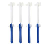 POPETPOP Set da 8 Spazzolini da Denti Portatili Doppia Testina in Abs e Nylon, Leggeri e Compatti, la Pulizia Dentale in Viaggio e Uso Quotidiano