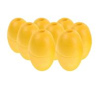 POPETPOP Set di 8 Galleggianti in Plastica Gialla per Pesca e Kayak, Boa di Ancoraggio Resistente per Barche, Accessori per Sicurezza e Segnalazione in Ambienti Marini