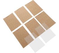 POPETPOP Set di Fogli Riutilizzabili per Esercitarsi Nella Nail Art Carta da Disegno Bifacciale in Pet Trasparente Strumenti Portatili per Principianti e Pratica di Pittura a Mano