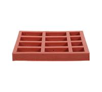 POPETPOP Set di Stampi in Silicone per Mattoni Miniatura, 8 Pezzi a Forma Lunga, Facilmente Rilasciabili, Ideali per Progetti Didattici e Modellismo Artigianale