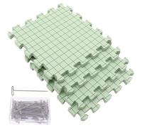 POPETPOP Set di Tavole di Blocco per Maglia e Uncinetto in Schiuma Leggera Portatile con Spilli a T in Acciaio Inossidabile per Progetti Fai da Te e Ricamo