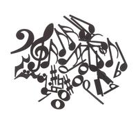 POPETPOP Simboli magnetici per pentagramma, note musicali bifacciali, per lavagna bianca, insegnamento della teoria musicale a scuola
