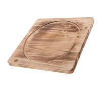 POPETPOP Sottopentola Design Staccabile in Legno Resistente al Calore 30x30 Cm per Barbecue e Decorazione Tavolo da Pranzo in Patio