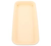 POPETPOP Sottovaso Rettangolare in Plastica Bordo Ondulato Vassoio per Piante da Interno e Balcone Contenitore per Vasi di Fiori e Piante Grasse Vaschetta Raccogli-Gocce per