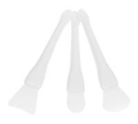 POPETPOP Spatole in Silicone Bianche per Pulizia Sigilli Cera Set 3 Pezzi Struttura Semplice e Forma Irregolare, per Maschere Viso e Rimozione Wax