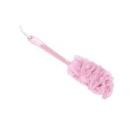 POPETPOP Spazzola da Bagno Manico lungo Rosa in Pe per Pulizia Delicata e Esfoliazione Ruvida, per Doccia e Cura del Corpo Quotidiana