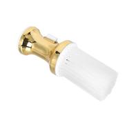 POPETPOP Spazzola per Chioma Triturati Dorata Spolverino da Barbiere Strumento la Pulizia del Collo e Rimozione Peli Post Taglio per Salone Professionale