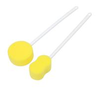 POPETPOP Spazzola per Doccia Manico lungo 2 Pezzi Set Spazzola Massaggiante da Bagno in Spugna PP Accessorio Bagno per Esfoliazione e Pulizia Profonda della Schiena Adatta per Uomo e