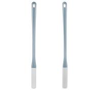 POPETPOP Spazzola Per La Pulizia Dei Piedi e Delle Dita Manico Lungo in Silicone Set Da 2, Spazzole Per Doccia Setole Dense Per Anziani, Massaggio e Pulizia Profonda Tra Le Dita, Foro Per Appenderle