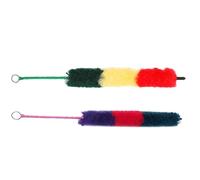 POPETPOP Spazzola per la Pulizia del Clarinetto in Nylon 2 Pezzi Tampone per Bocchino di Flauto e Ottavino Accessori per Strumenti Musicali Kit Portatile per Manutenzione Interna del