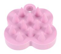 POPETPOP Spazzola Shampoo in Silicone Massaggiatore Cuoio Capelluto, Rosa, Leggera, Portatile, per Lavaggio e Esfoliazione del Cuoio Capelluto, Apertura per Appenderla