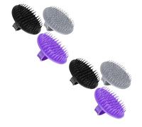 POPETPOP Spazzole per Shampoo 6 Pezzi per Massaggio del Capelluto Denti Morbidi e Testina Rotonda, Perfette per Chioma Fini e Spessi, Uso in Saloni e Casa Colore Casuale